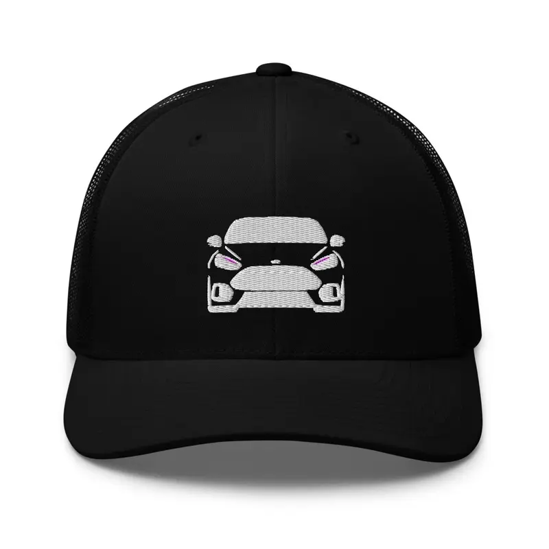 RS TRUCKER HAT *WHITE LOGO*